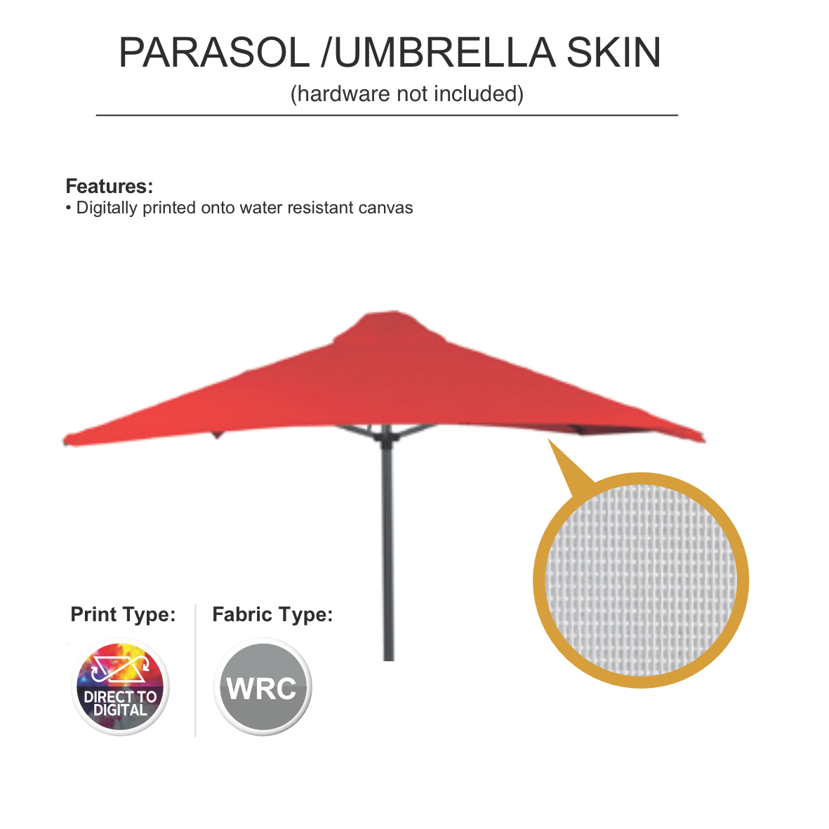 Parasol Skin (No Hardware)