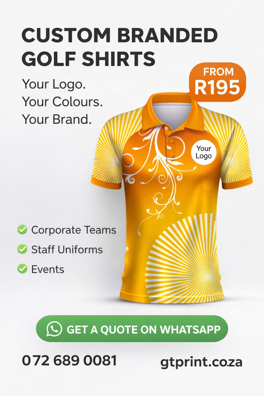 Smart Sublimated T shirts