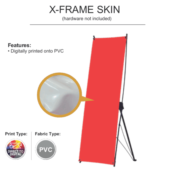 X banner skin only (No hardware)