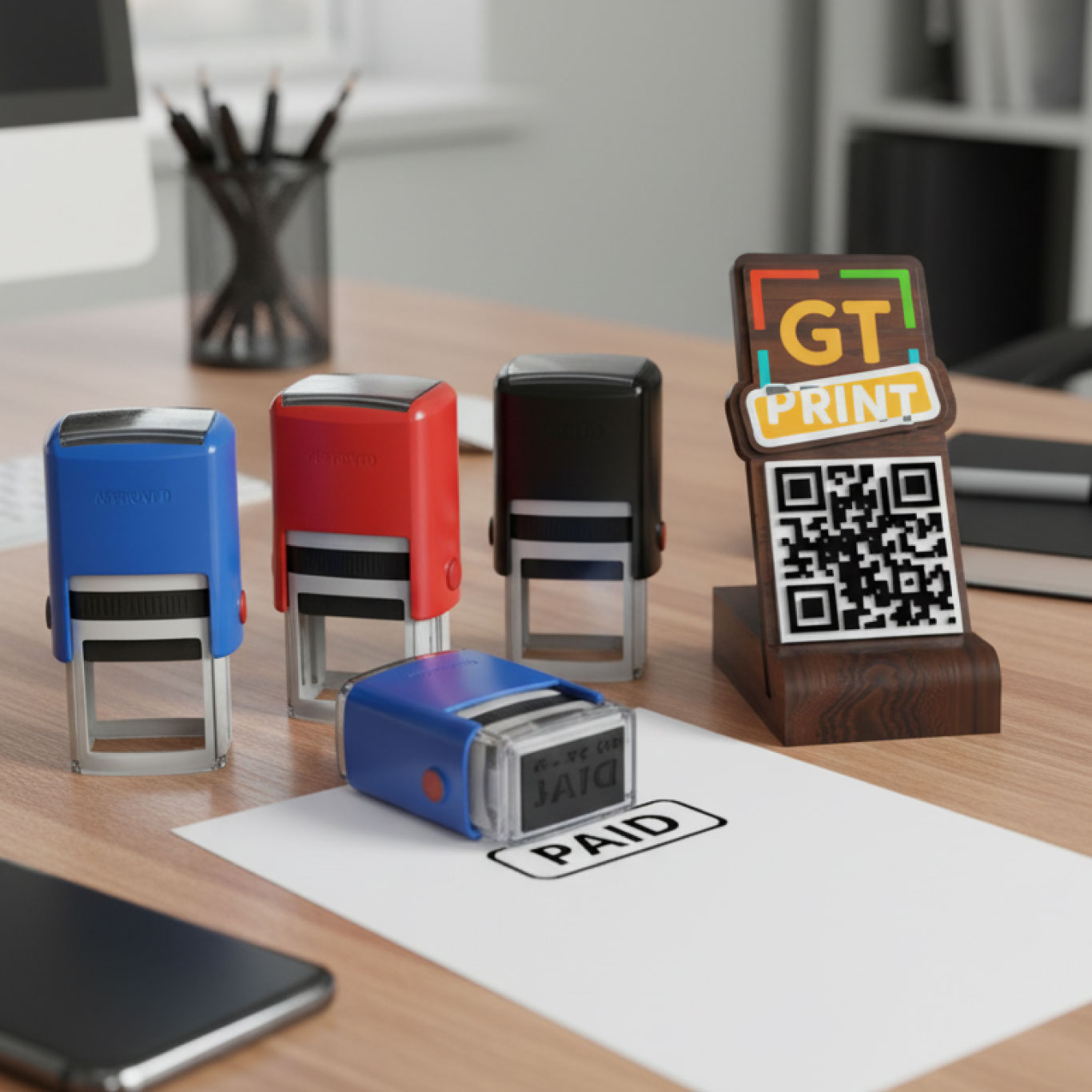 Laser Acrylic Sign Clear Base with Decal or 3D Lettering