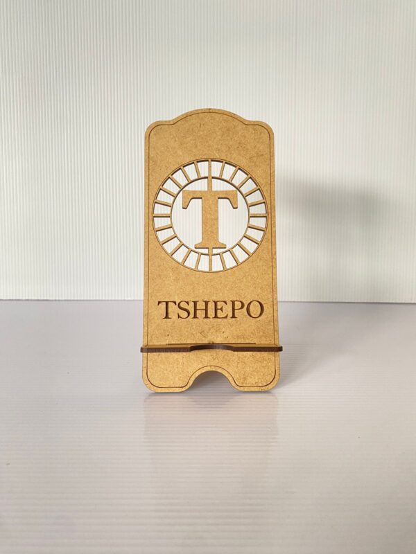 Phone Stand (Your Initial & Engraved Name )